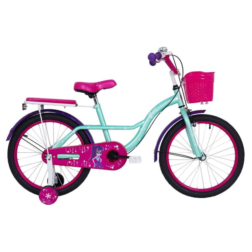 Girls bike 20 inch with training clearance wheels